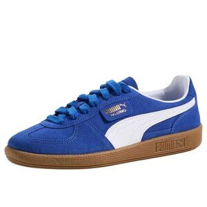 NWT PUMA Palermo Unisex Suede Sneakers Cobalt Blue Glaze White M 11 US W12.5 US